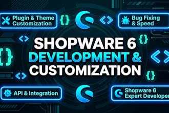 develop custom shopware 6 plugin and theme features
