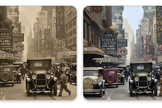 do professional old photo restoration