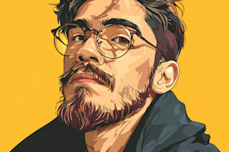 draw portrait avatar cartoon from photo