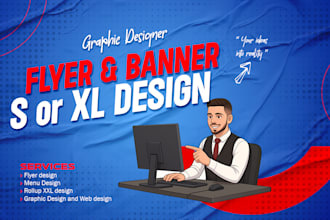 design your creative flyer to the best quality