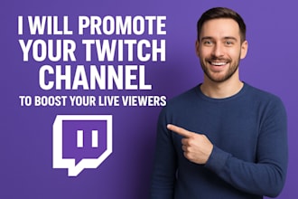 do twitch channel promotion to boost your twitch live viewers