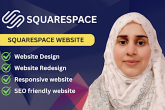 develop squarespace website, design or redesign squarespace website