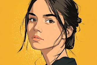 draw gta style vector cartoon portrait from your photo