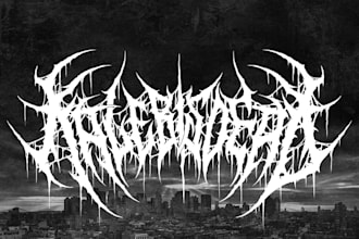 design a logo for your heavy metal or hardcore band