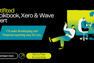 do setup, clean up and bookkeeping on quickbooks and xero