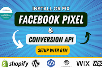 install or fix meta facebook pixel and conversion API with gtm