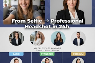 create professional ai headshots for linkedin and CV