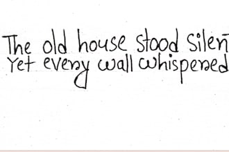 write neat and clean handwritten notes