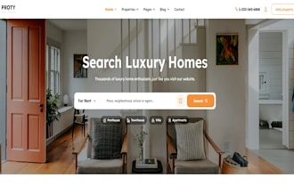 create wp residence real estate website with advanced property search