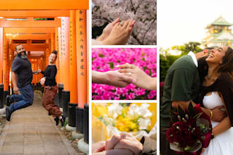be your proposal photographer in osaka, kyoto, tokyo, fuji