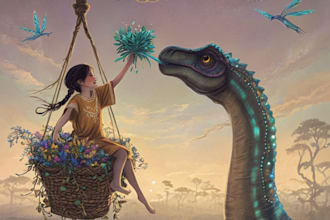 make children story book illustrations and covers