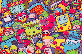 create cute doodle characters and simple illustrations