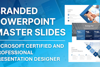 design branded powerpoint master slides