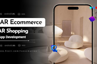 develop ar shopping app, virtual try on, ar ecommerce app for android and ios