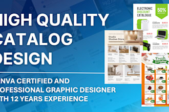 design high quality business and product catalogs