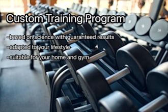 workout and nutrition plan