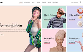 design wordpress woocommerce website boutique website small retail storewebsite