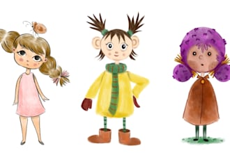 design children book illustration and children book cover