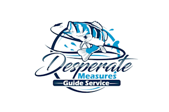 create attractive and imagination fishing logo design