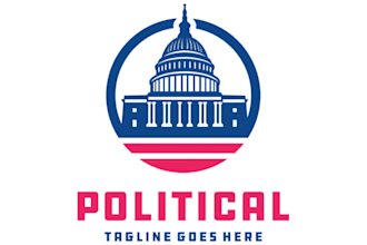 design a professional government or political logo for campaign and organization