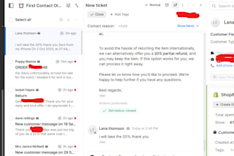 handle shopify customer support, order fulfillment, and supplier coordination