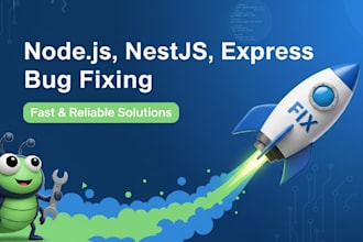 fix nodejs nestjs or express bugs fast