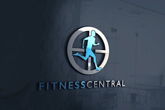 do modern medical dental healthcare fitness logo design