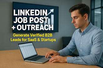 build verified b2b prospect lists linkedin  email leads for saas tech