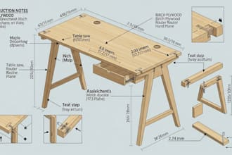 diy woodworking, 3d furniture plan, 3d furniture design