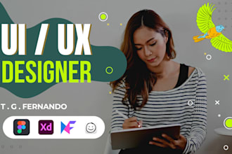 design modern and user friendly UI UX for web and mobile app