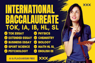 do internal assessment, ia, ib extended essay, ee, hl, sl