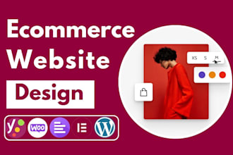 design wordpress ecommerce website  using woodmart woocommerce