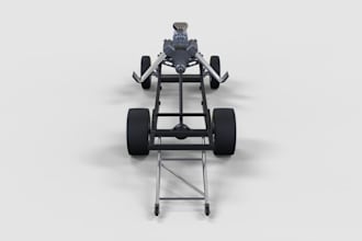 design automotive and vehicle part,car frame 3d print,cad model,car chassis,step