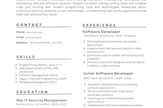 create a professional resume and CV that gets you hired