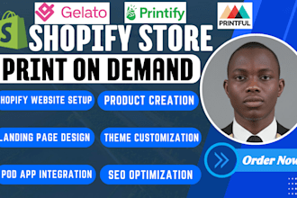 setup shopify print on demand store shopify print on demand printify printful