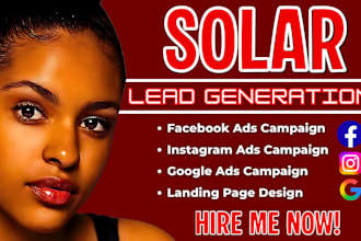 solar leads solar facebook ads solar google ad solar installation leads solar ad