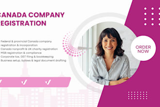 register company in canada federal, province, uk charity, canada non profit, msb