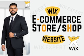 design, update, or copy  wix ecommerce website with wix studio