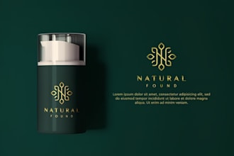 design luxury beauty, perfume, skincare logo for cosmetics brand