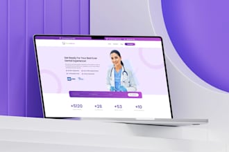 create figma healthcare website design