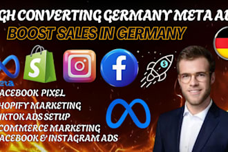 setup high converting germany meta ads germany facebook ads german instagram ads