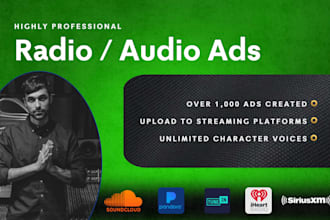 record a radio ad with any voice