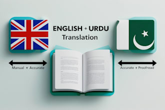do english and urdu translation and urdu proofreading