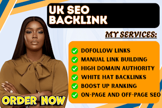 build high quality uk seo backlinks dofollow manual link building