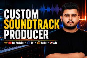 create custom audio for youtube TV radio and ads
