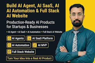 build ai agent,ai saas,ai automation,full stack ai website