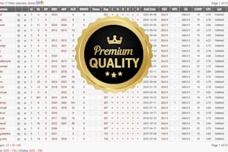 find 10 highly relevant, clean, and available expired domain names