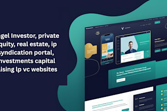 design a private equity real estate investments capital raising lp vc websites