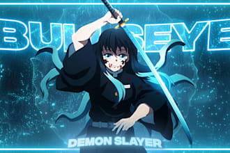 create professional anime and gaming youtube thumbnails