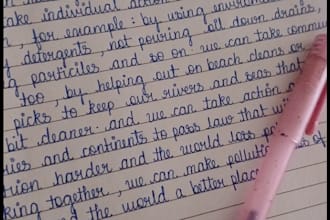 write your assignment in best handwriting